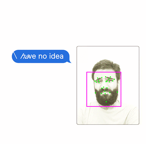 when you are texting, you are disgusted, and your phone can read your face.