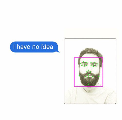 when you are texting, you are neutral, and your phone can read your face.